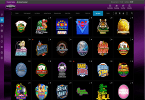 Jackpot City - Spielauswahl